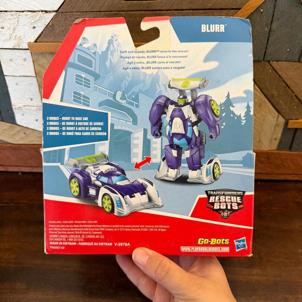Playskool Transformers Rescue Bots BLURR Action Figure Hasbro 2015 NIP - Picture 3 of 5